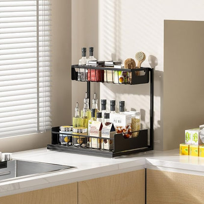 Ceetug Under Kitchen Sink Organizers and Storage, 1 Pack | Slide Out Drawer - Image 4