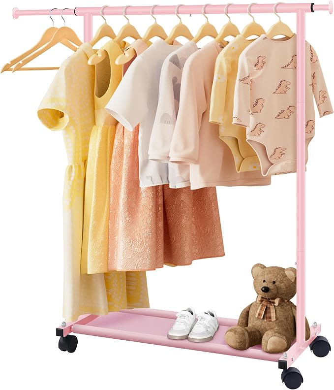 MISSLO Small Garment Racks for Hanging Clothes Rack Mini Kids Clothing Rack by MISSLO