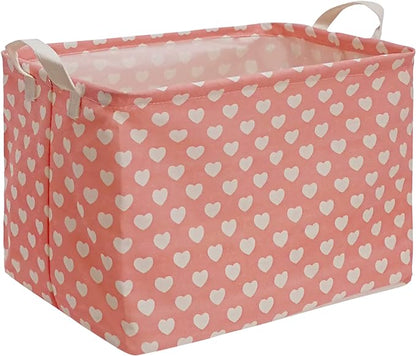 MAIZMZ Girls Storage Basket Pink Valentine's Day Gifts Basket Waterproof by Unknown