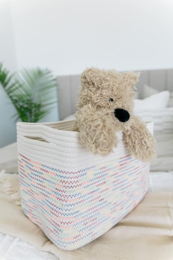 OrganiHaus Set of 3 Woven Storage Baskets - Image 8