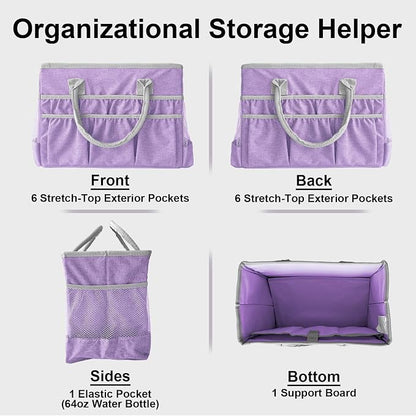 Cupohus Water-Resistant Art Organizer Tote Bag - Image 4