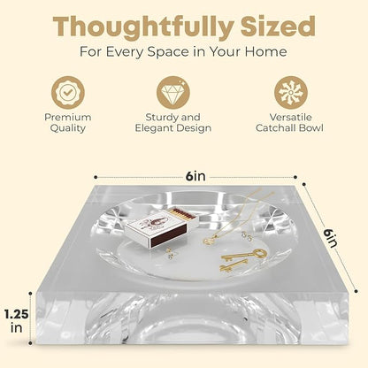 Clear Acrylic Catchall Tray - Image 4