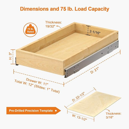 ALINE FURNITURE Pull Out Drawers - Image 3