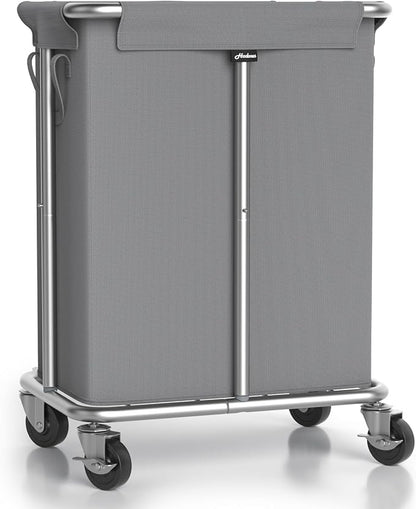 Hodonas Laundry Basket with Wheels, Rolling Laundry Hamper, 46 Gallons - Image 9