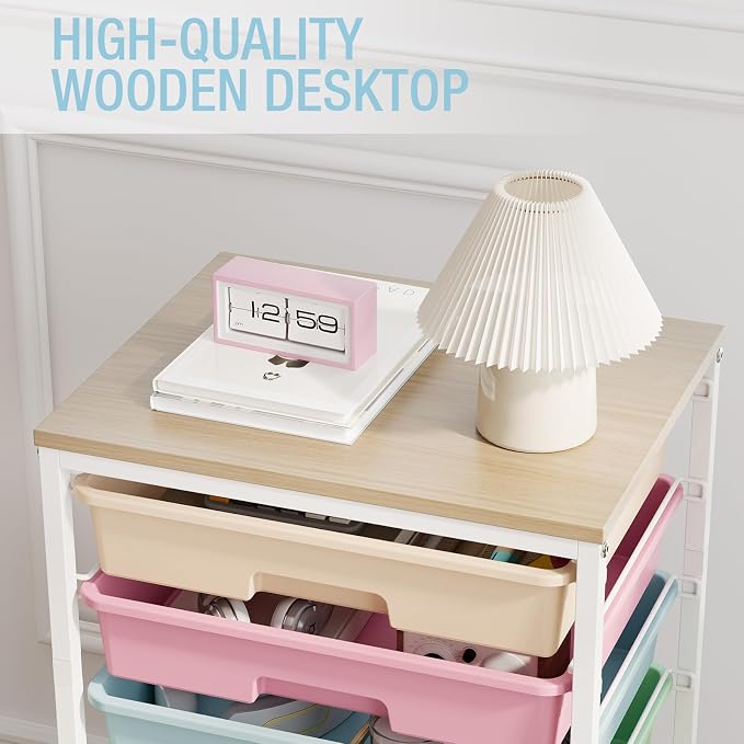 Rolling Storage Cart, Rainbow Cart - Image 6