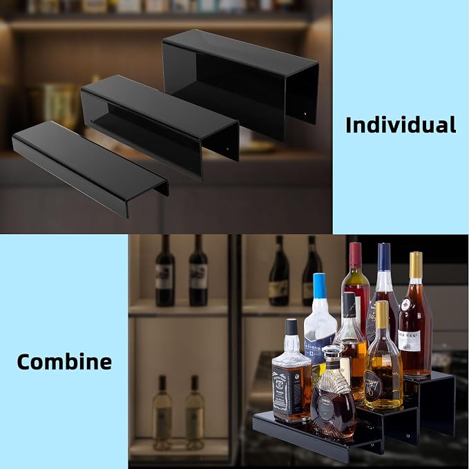 3 Tiers Bar Shelves for Liquor Bottles - Image 3