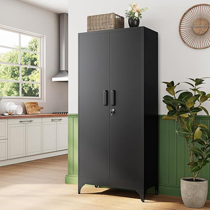 Letaya 71" H Metal Storage Cabinet - Image 9