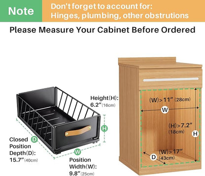 Pull out Cabinet Organizer, Heavy Duty Slide out Pantry Shelves Drawer Storage - Image 2