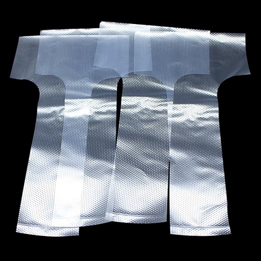 FERENLI 12.5x23cm 1000 Pcs Clear Plastic Handle Drink Containers Bags T Type - Image 4