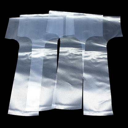FERENLI 12.5x23cm 1000 Pcs Clear Plastic Handle Drink Containers Bags T Type - Image 4