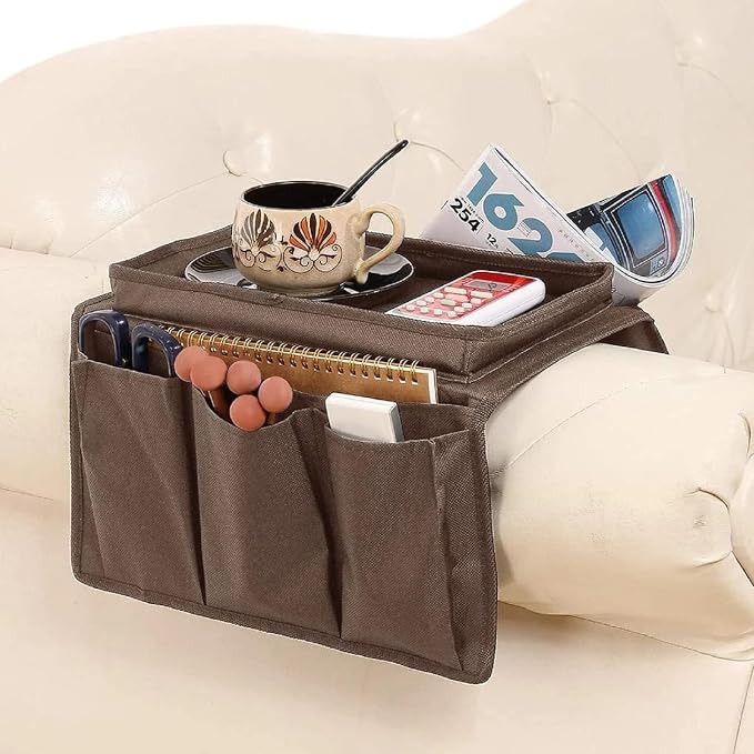 Sofa Armrest Organizer with Cup Holder No-Slip Couch Sofa Armrest Organiser by Unknown
