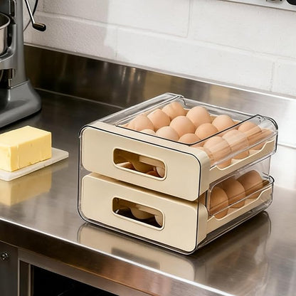 Egg Holder for Counter | Large Drawer Type Storage Box - Image 3