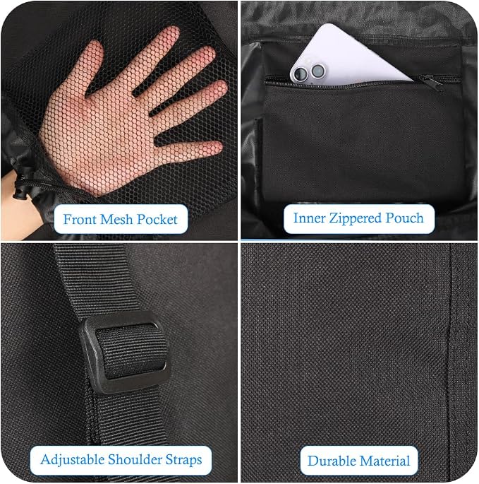 Tenn Well Laundry Bag Backpack, Heavy Duty Large Laundry Bag - Image 4