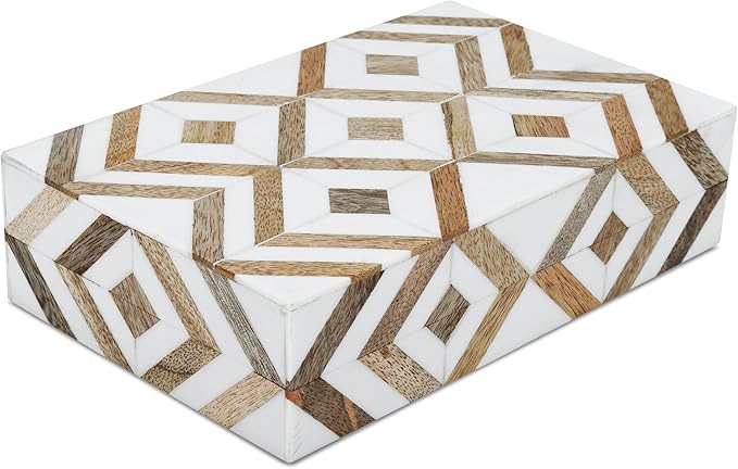Handicrafts Home White Decorative Storage Box by HandicraftsHome