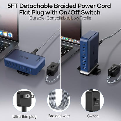 8-Port iPhone Charger Fast Charging 200W - Image 4