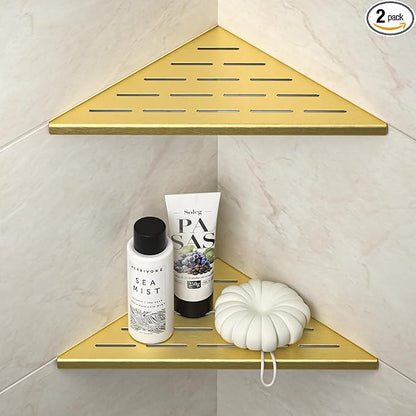 Corner Shower Shelf, 304 Stainless Steel Bathroom Shelf by Bernkot