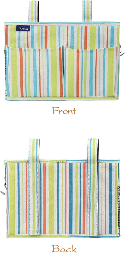 Surblue Bedside Caddy Hanging Bed Organizer Storage Bag Pocket - Image 2