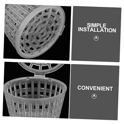 POPETPOP 10pcs Plastic Fertilizer Mesh Basket Lid Gardening Fertilizer Container - Image 7