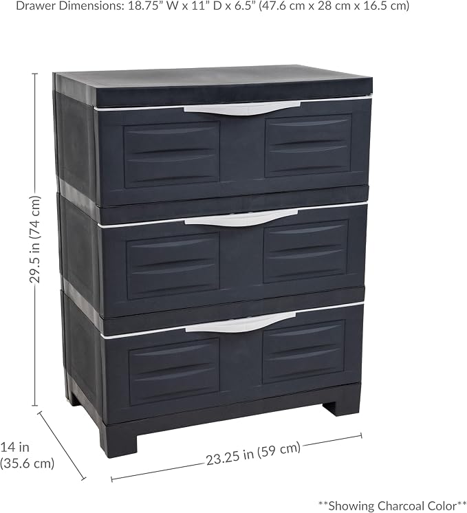 Sunnydaze 3-Tier Storage Cabinet - Image 2