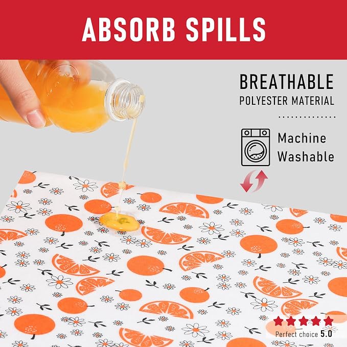 Cooyes Shelf Liners, 2-in-1 Non-Slip Fridge Mats, Absorb Excess Moisture - Image 5