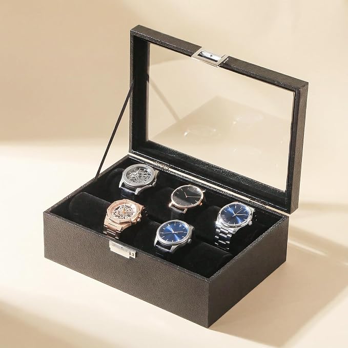 Bracelet Display Holder with Clear Lid, Jewelry Storage Organizer Box Case with - Image 6