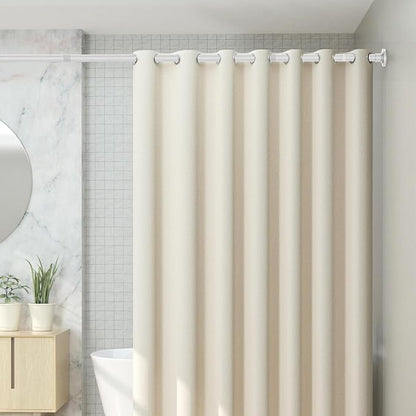 CorkLatta White Shower Curtain Rod 31 to 104 Inch, 1 Inch Diameter Adjustable - Image 7