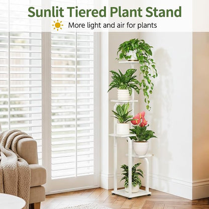 LASZOLA 5 Tiered Plant Stand Tall - Image 6