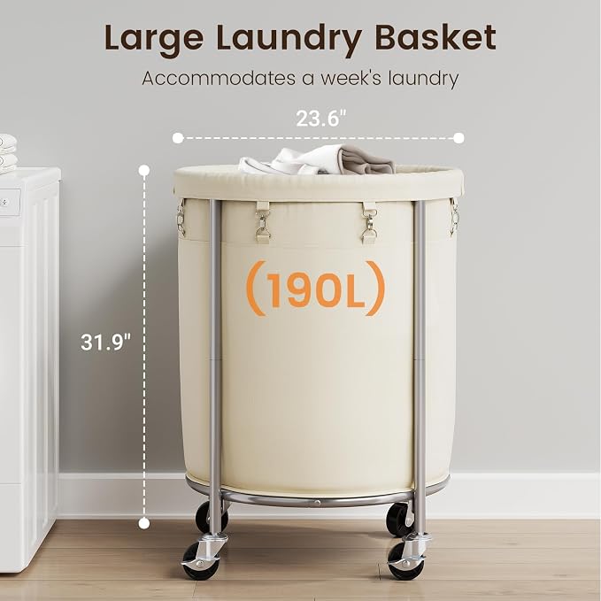 ELYKEN 190L Laundry Basket - Image 3