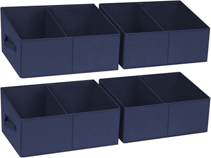 DIMJ Large Closet Shelf Organizer Bins 4 Packs by DiMJ