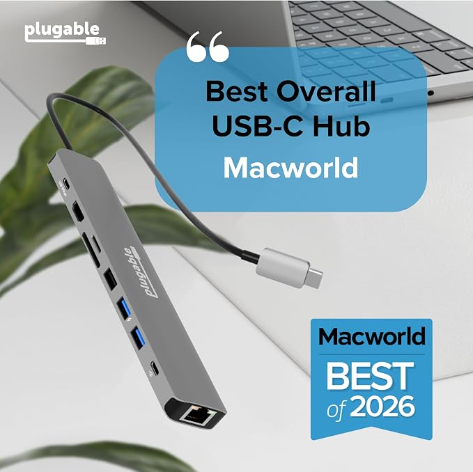 Plugable USB C Hub Multiport Adapter: 9-in-1 - Image 2