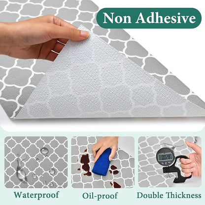 Shelf Liners for Kitchen Cabinets 17in x 30FT Non Adhesive Drawer Liner Gray - Image 5