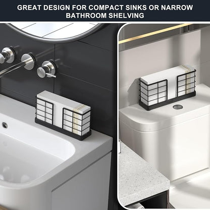 Wican Vertical Stance Bathroom Napkin Holder Takes Up Less Space - Image 3