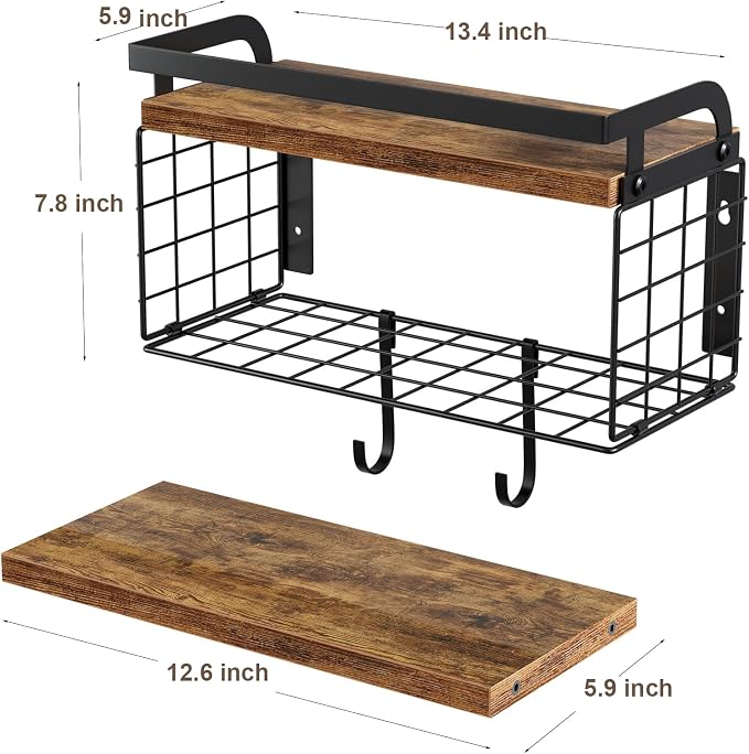 2 Tier Ironing Board Hanger Wall Mount, Laundry Room Ironing Board Holder | - Image 3