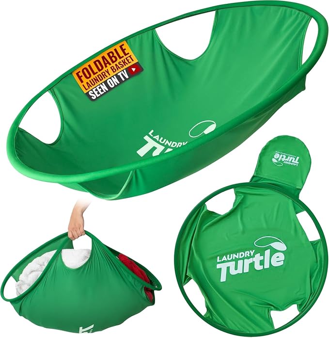 Laundry Turtle Collapsible Laundry Basket | Revolutionary Foldable Laundry by LaundryTurtle
