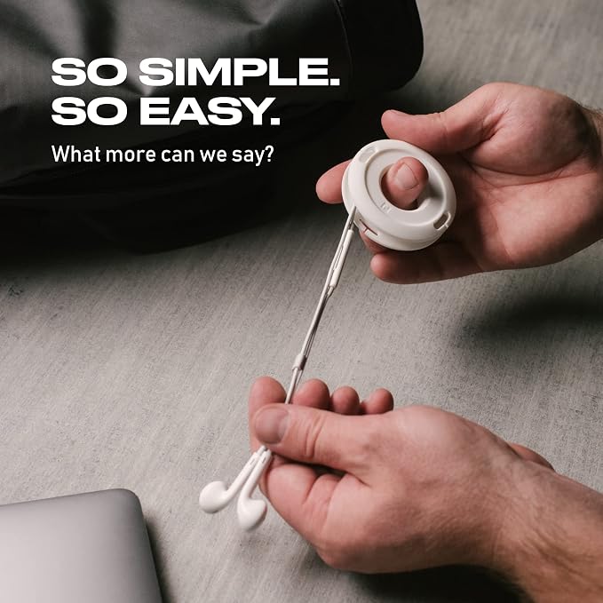 Side Winder Mini and Max Headphone, Earbud and Charging Cable Winder and - Image 6