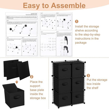 Leinuosen 6 Cube Storage Organizer - Image 3