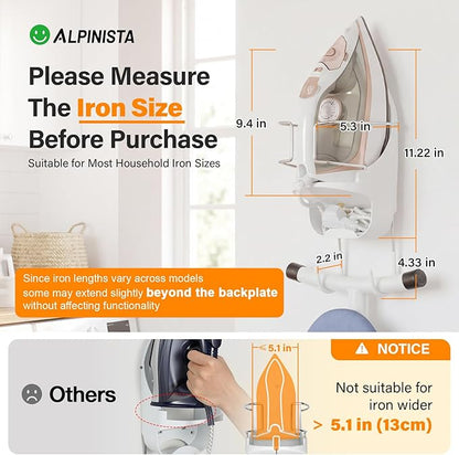 Alpinista Ironing Board Hanger, Ironing Board Holder Wall Mount | Laundry Rooms - Image 2