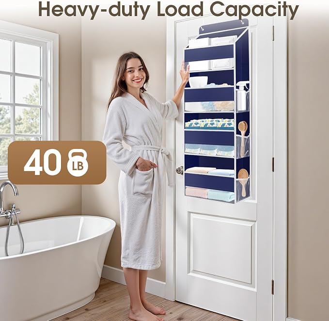 1 Pack Over The Door Organizer, Hanging Storage Organizer - Image 5