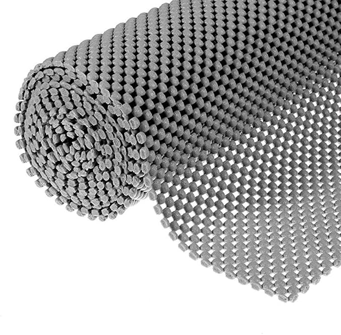 Shelf Liner Drawer Liner Non-Slip Mat Shelves Liners 12" X6.5’ Grid Pattern PVC by L7HWDP