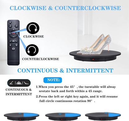 JAYEGT Motorized Rotating Display Stand, 350Lbs Load，360 Degree Electric - Image 5