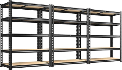 72.12" H Garage Shelving, Storage Shelves Load 2100LBS, 5-Tier Adjustable by Durayloly