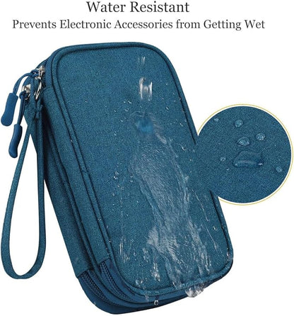 CAOODKDK Electronic Organizer Travel Cable Accessories Bag, Waterproof - Image 2