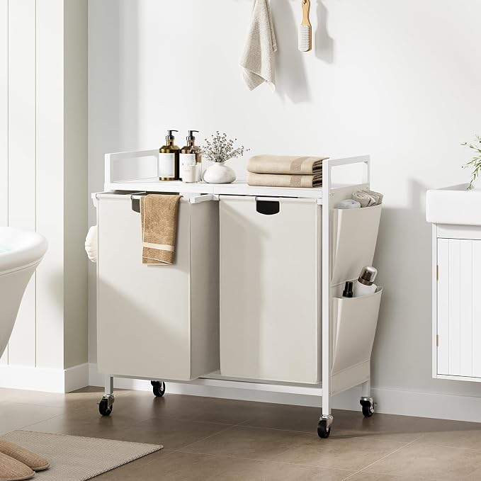 WOWLIVE Double Laundry Hamper - Image 2