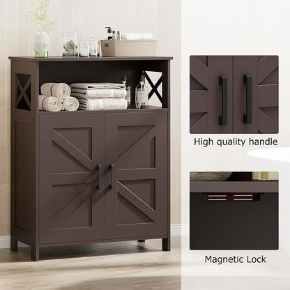Homhedy Farmhouse Bathroom Storage Cabinet - Image 5