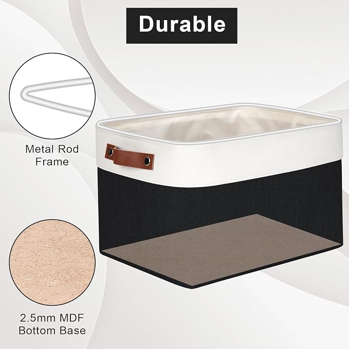 Storage Bins Large Fabric Storage Baskets - Image 4