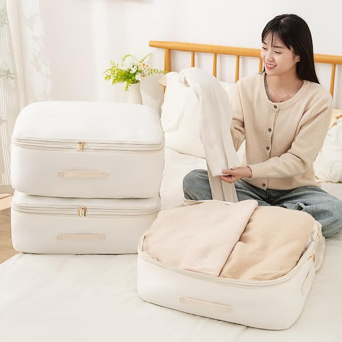 Ultra Space Saving Self Compression Organizer, Comforter Storage Bag - Image 6