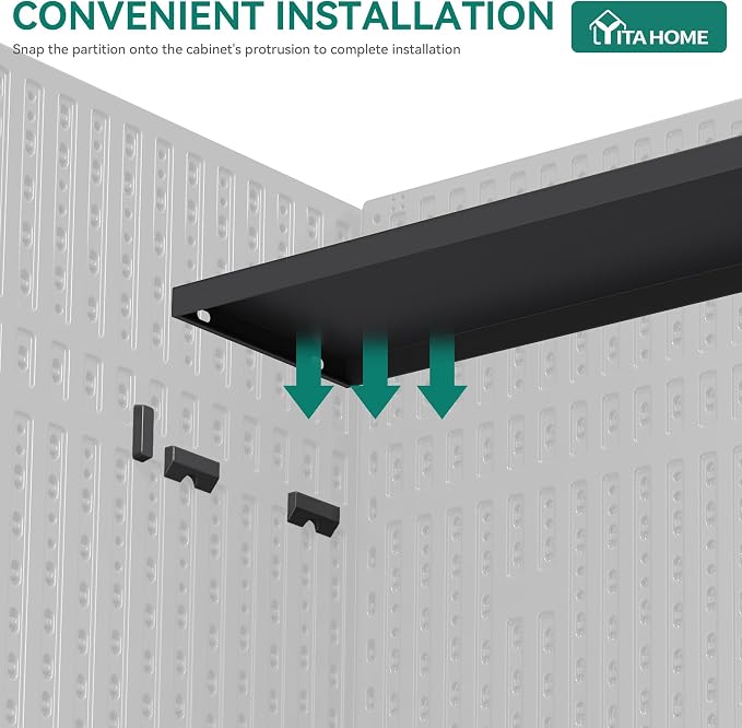 YITAHOME Metal Storage Shed Shelves - Image 8