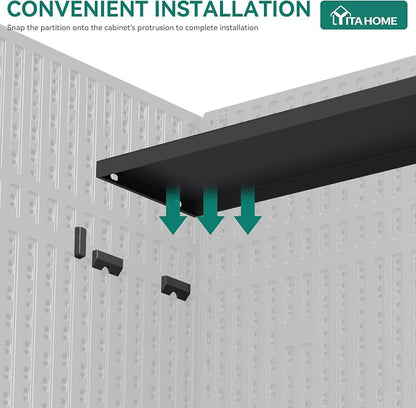 YITAHOME Metal Storage Shed Shelves - Image 8