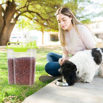 5-7Lbs Cat Dog Storage Container, Portable Pet Food Containers - Image 7