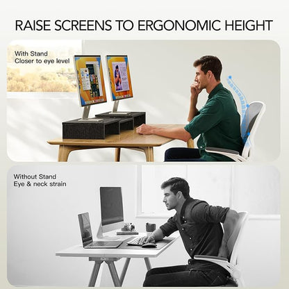 AMERIERGO Dual Monitor Stand Riser - Image 3